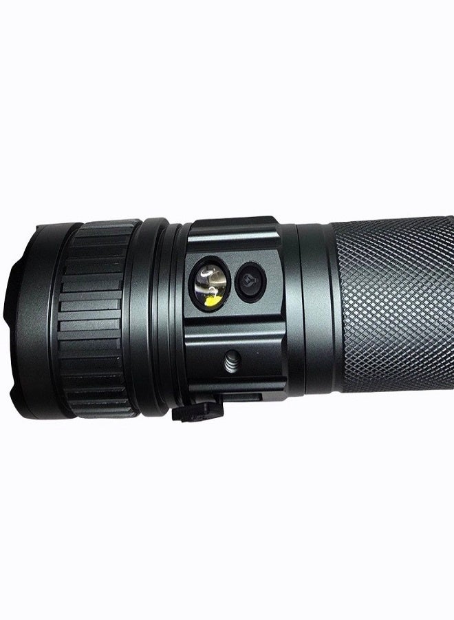 COBA مصباح يدوي LED قابل لإعادة الشحن COBA CB-G910 مدى طويل 3000م، وظيفة بنك الطاقة، ضوء جانبي COB، عرض رقمي للبطارية، مصباح من سبائك الألمنيوم - Image 5